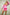 Hot Pink Satin Bardot Mini Dress with Chain Detail