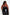 Plus+ Black Satin Cowl Bodysuit with Buckle Straps