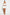 White Stripe Ruched Cowl Neck Bardot Top & Mini Skirt Co-ord