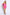 Hot Pink Satin Bardot Mini Dress with Chain Detail